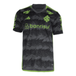 Authentic Internacional football jersey for 2023/24 season, black with green accents.