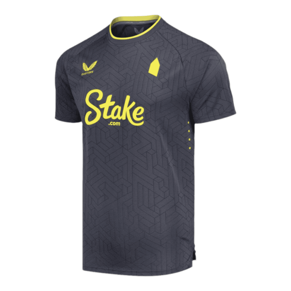 Football jersey for Everton away team 2024/25 season.