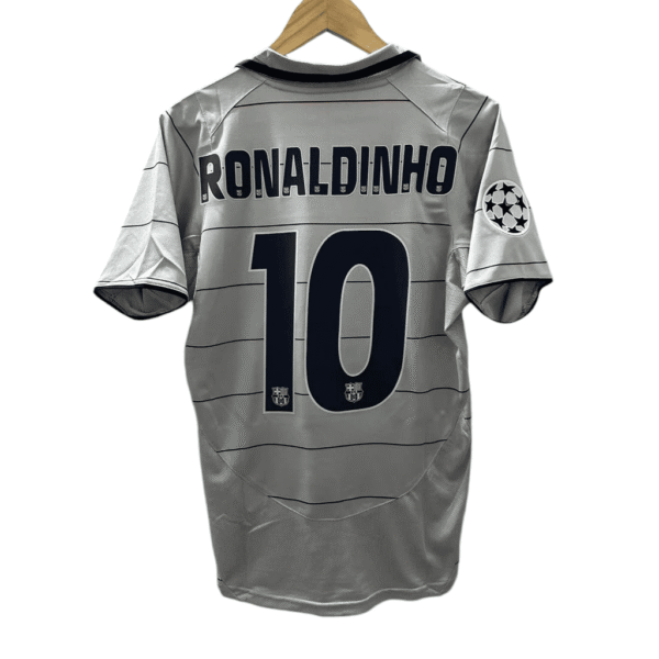 Authentic football jersey featuring Ronaldinho 10 for BRC Classic Home Final match.