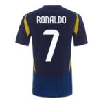 AL Nassr away football jersey featuring Ronaldo 7, perfect for fans and collectors. Authentic design.