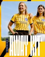 Brighton Away Jersey 2024/25 for football fans, featuring the official design with Brighton club log.