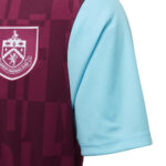 Authentic Burnley FC home football jersey for 2024/25 season, featuring club crest and stylish desig.