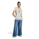 Real Madrid jersey and scarf set for football fans, authentic sports merchandise.
