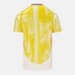 Juventus away football jersey 2024/25 with yellow and white design, perfect for fans and players.