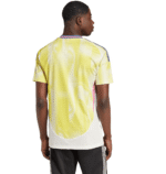 Juventus 2024/25 away football jersey, yellow and white design, for authentic matchday wear.