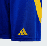 AL Nassr 2024/25 home football shorts with team logo.