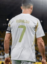 Cristiano Ronaldo AL Nassr third jersey 2024/25 with Ronaldo's name and number 7.