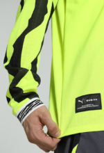 Authentic Dortmund long sleeve football jersey for 2025/26 season, vibrant yellow with black accents.