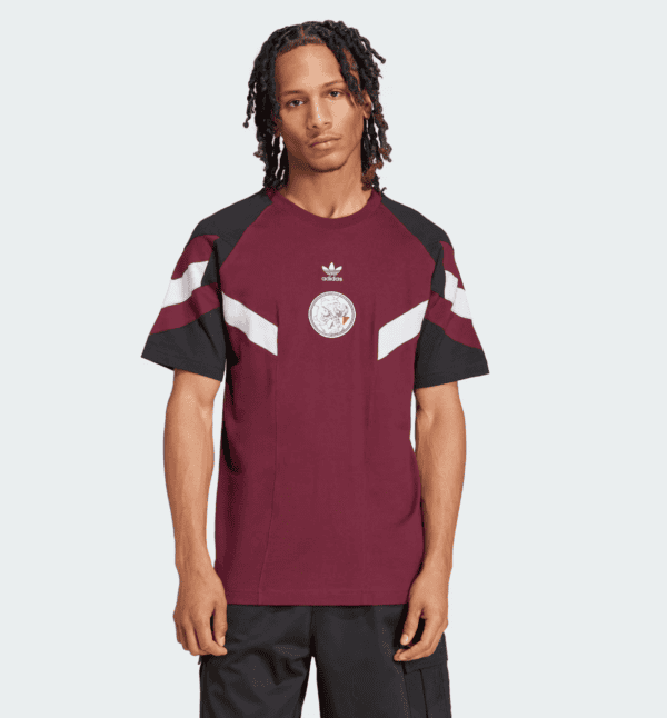 Authentic Ajx Special Edition football jersey 2025, maroon with black and white accents, featuring A.