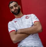 UAE football jersey featuring team crest and Kappa branding, ideal for sports fans and players.