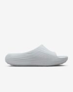 Nike ReactX Rejuven8 Slide Grey for comfortable casual wear.