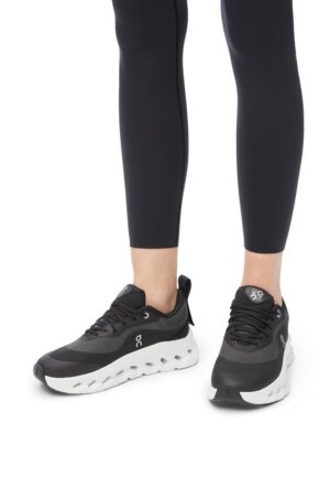 Loewe X On Cloudtilt 2.0 black and white running shoes for men and women.