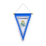 Flag of Real Madrid football club for fans and supporters.