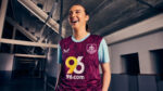 Burnley FC 2024/25 home football jersey with club crest and sponsor logo.