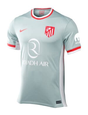 Atlético Madrid away football jersey 24/25 season with club crest and Nike logo.