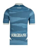 Napoli Special Edition Football Jersey 2025/26, blue with unique pattern, official team sponsor SORG.