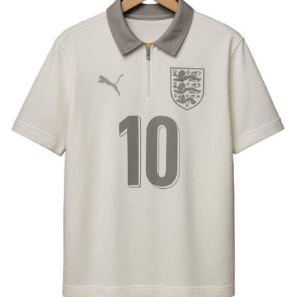 England Special Edition polo White Shirt