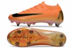 High-performance Nike Jr. Mercurial Vapor 16 Pro football cleats in Déjà Vu colorway.