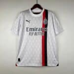 Emirates Milan soccer jersey with club logo and sponsor.