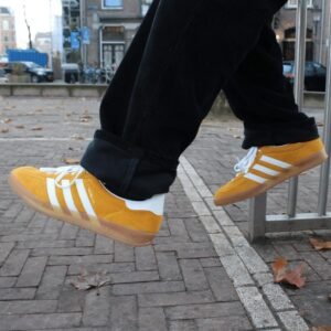 adidas Gazelle Indoor Orange Peel White - uaessss