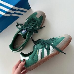 adidas Samba OG Collegiate Green Gum Grey Toe - uaessss