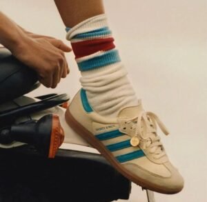 adidas Samba OG Sporty & Rich Cream Blue - uaessss