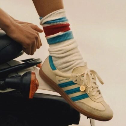 adidas Samba OG Sporty & Rich Cream Blue - uaessss