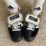 adidas Samba Pony Tonal Wales Bonner Core Black - uaessss