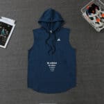 Comfortable Adidas sleeveless hoodie vest for sports and casual wear. Available in 6 vibrant colors.