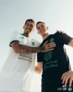 Al-Ahli Saudi third soccer jersey for players, featuring team logo and vibrant design.