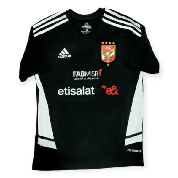 Official Al Ahly football jersey for away matches, featuring the 3D club logo and modern design for.