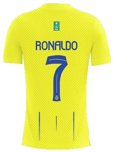 AL Nassr home jersey 23/24 with RONALDO 7 - uaessss