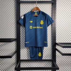 Al - Nassr Kids away Kit 2022/23 - uaessss