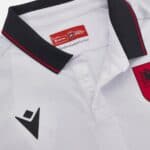 Official Albania football away jersey 2023/24 with team crest and modern design.