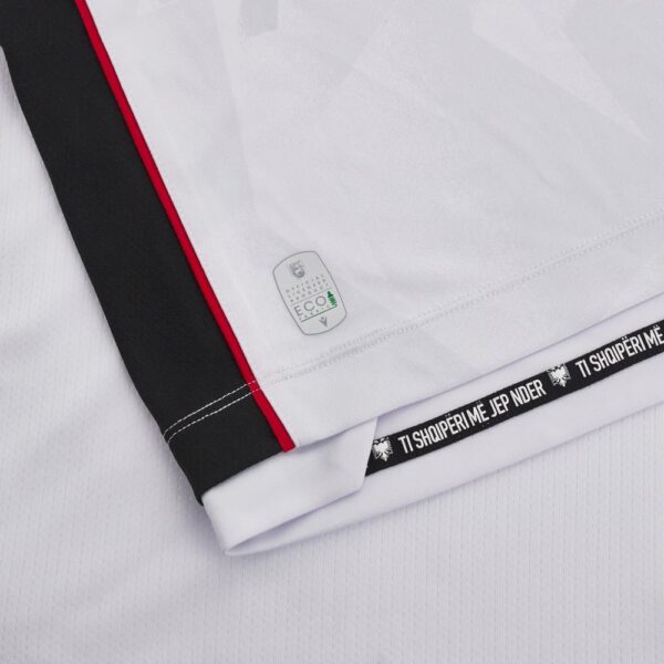 Albania national football team away jersey 2023/24, white with red and black accents, eco-friendly m.