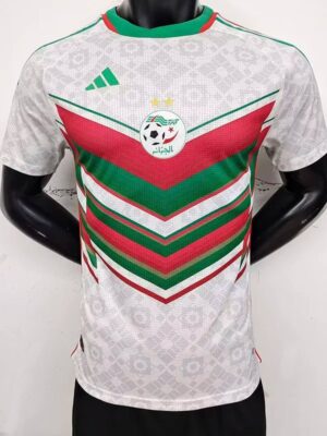 ALGERIA SPECIAL EDITION white jersey 2024 for football fans. Authentic design with green, red, and w.
