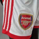 Arsenal Kids Home Football Kit 2022/23.