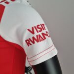 Gunners Kids football home kit 2022/23 with "Visit Rwanda" sponsor logo. Perfect for young fans of A.