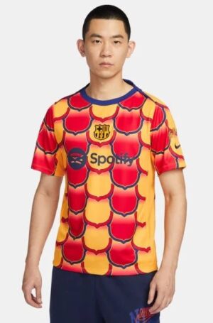 Pre-Match football jersey with BRC Gold design for 2024 season.