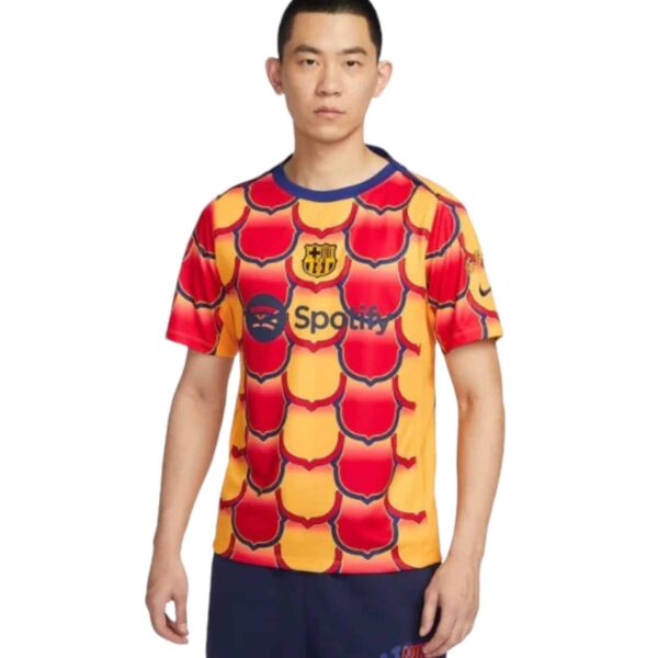 Pre-Match football jersey with BRC Gold design for 2024 season.