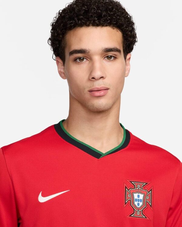 Portugal national team home football jersey 2024, authentic and official.