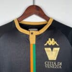 Brazil national football team jersey with Kappa logo and Venezia city emblem.