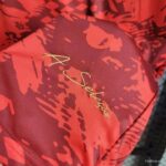 Authentic Portugal football jersey 2024, special edition in red with gold accents.