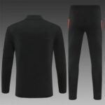 Portugal black training tracksuit for World Cup 2026, athletic sportswear for football fans.