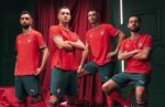 Portugal national team home jersey 2025, featuring iconic red design and team crest.