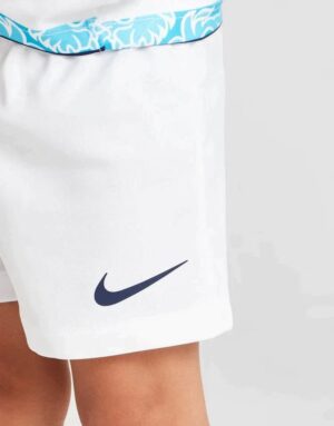Kids Away Set 2022/23 football kit with Nike logo, ideal for young players.