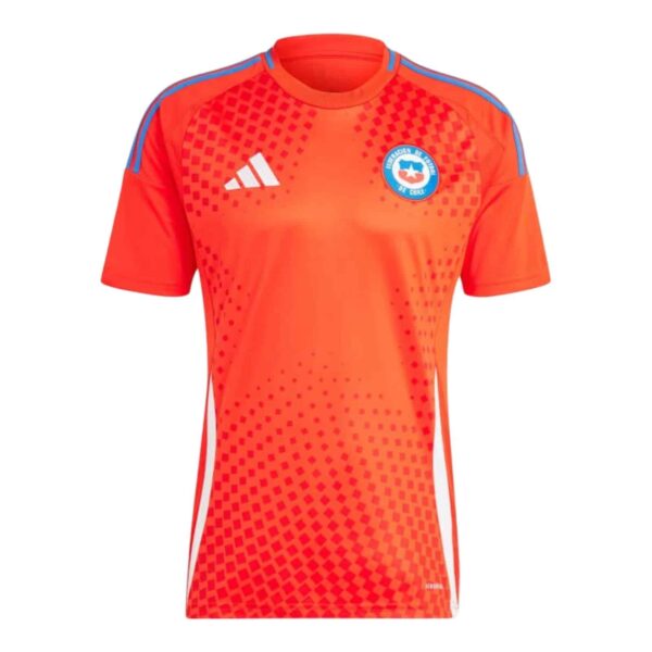 Official Chile national team home jersey 2024/25, lightweight and breathable sportswear.