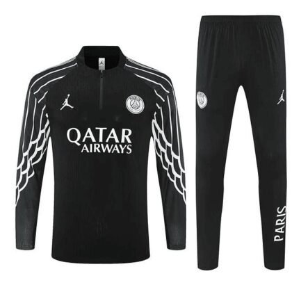PSG Black and White tracksuit 2025/26