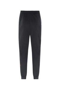 Black Adidas sports pants for men and women, comfortable athletic wear for training and casual use.