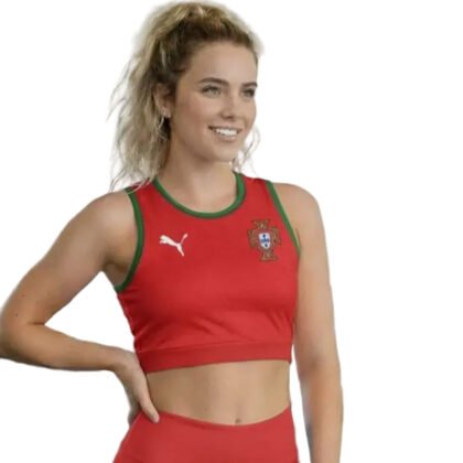 Portugal home women's crop top 2025/26